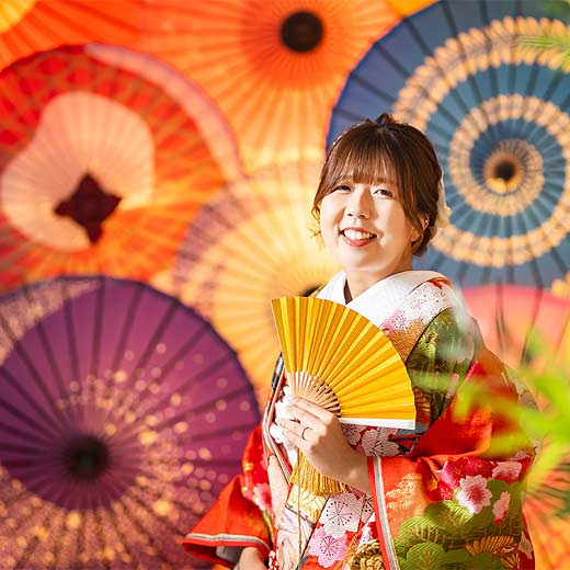 掛川市フォトスタジオの和傘スタジオのギャラリー12