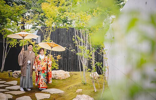 風情ある和の庭園